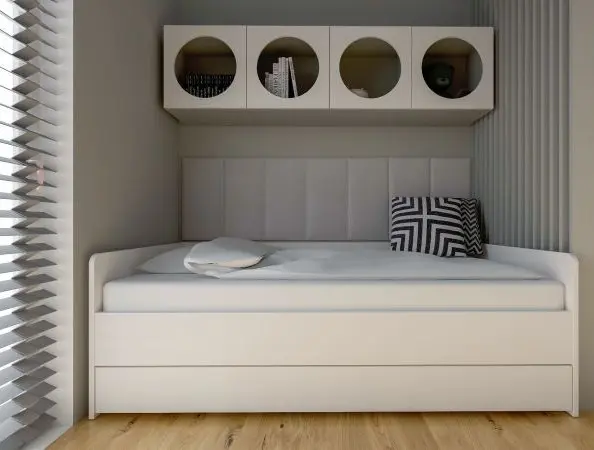 Jugendbett mit Stauraum